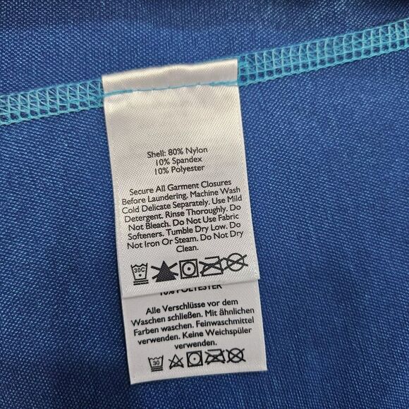 EDDIE BAUER First Ascent Jacket Womens Sz M Blue Full Zip Wind Resistant - Picture 8 of 8